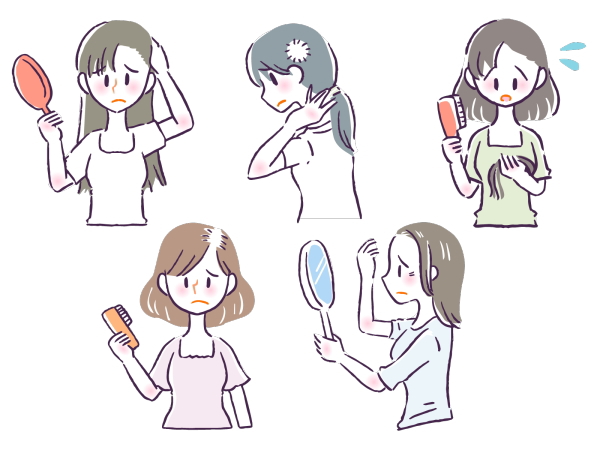 女性の薄毛
